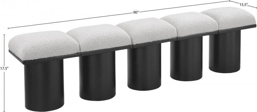 Tissu Boucle Pavillon 5pc. Banc Modulaire