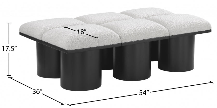 Tissu Boucle Pavillon 6pc. Banc Modulaire