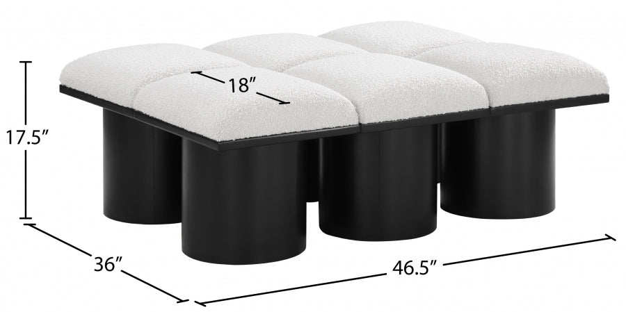 Tissu Boucle Pavillon 6pc. Banc Modulaire