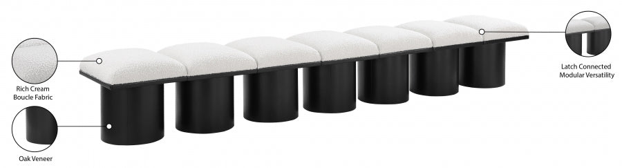 Tissu Boucle Pavillon 7pc. Banc Modulaire
