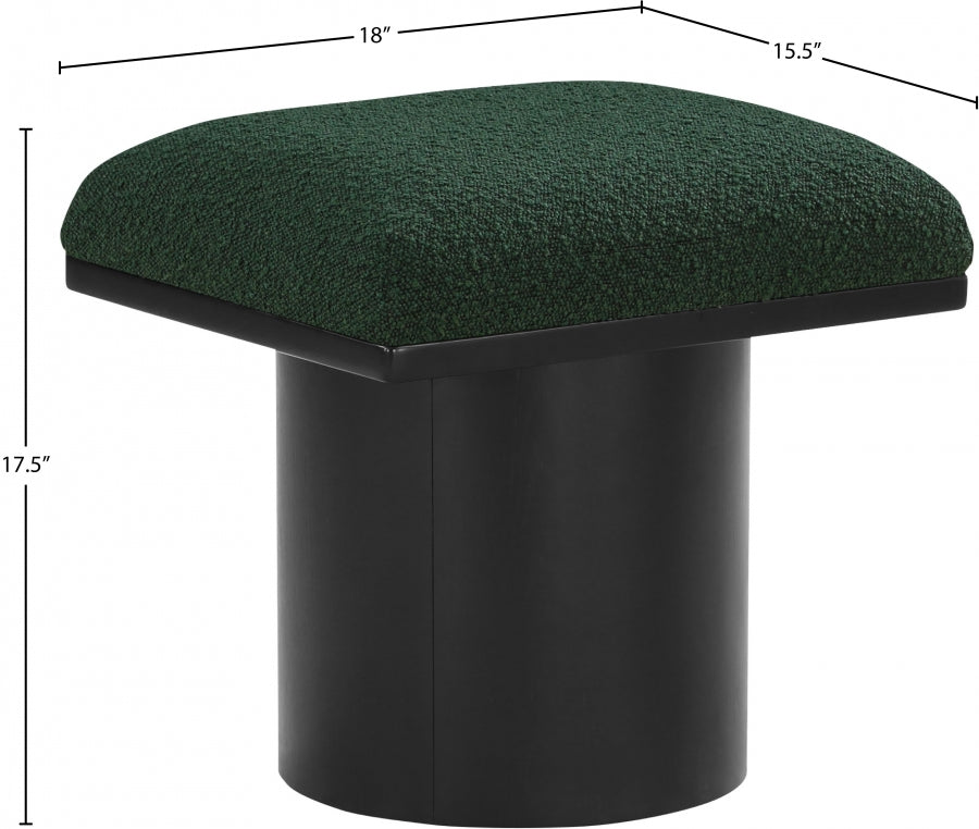 Banc/tabouret en tissu Pavilion Boucle
