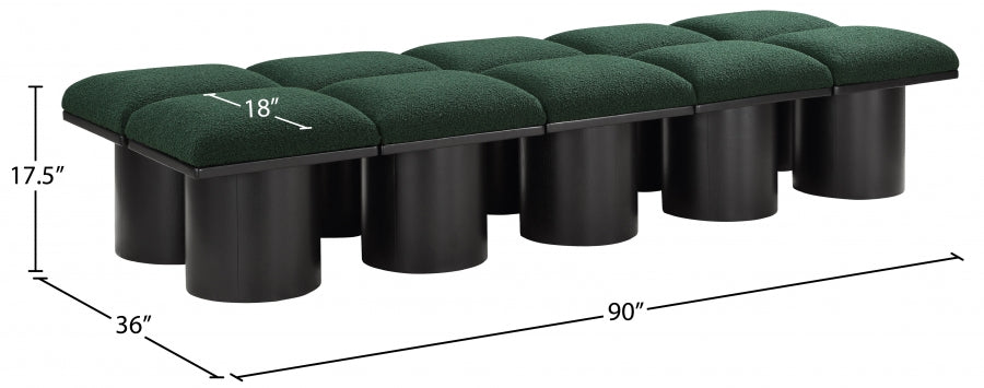 Tissu Boucle Pavillon 10pc. Banc Modulaire