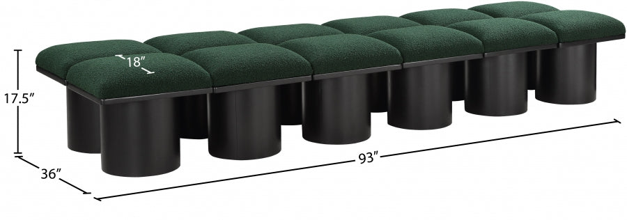 Tissu Boucle Pavillon 12pc. Banc Modulaire