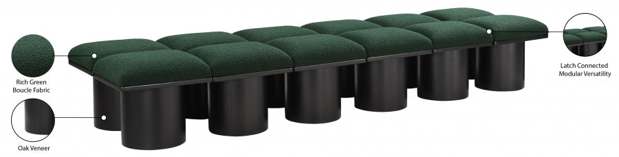 Tissu Boucle Pavillon 12pc. Banc Modulaire