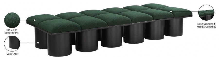 Tissu Boucle Pavillon 14pc. Banc Modulaire