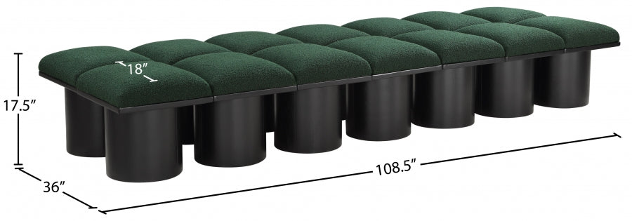 Tissu Boucle Pavillon 14pc. Banc Modulaire
