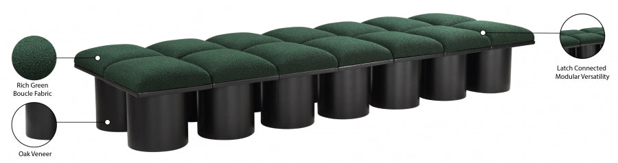 Tissu Boucle Pavillon 14pc. Banc Modulaire