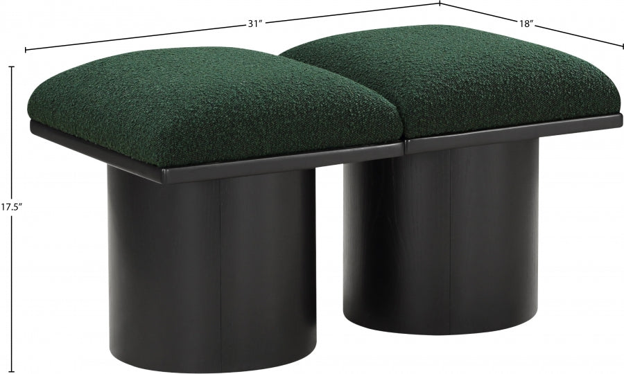 Tissu Boucle Pavillon 2pc. Banc Modulaire
