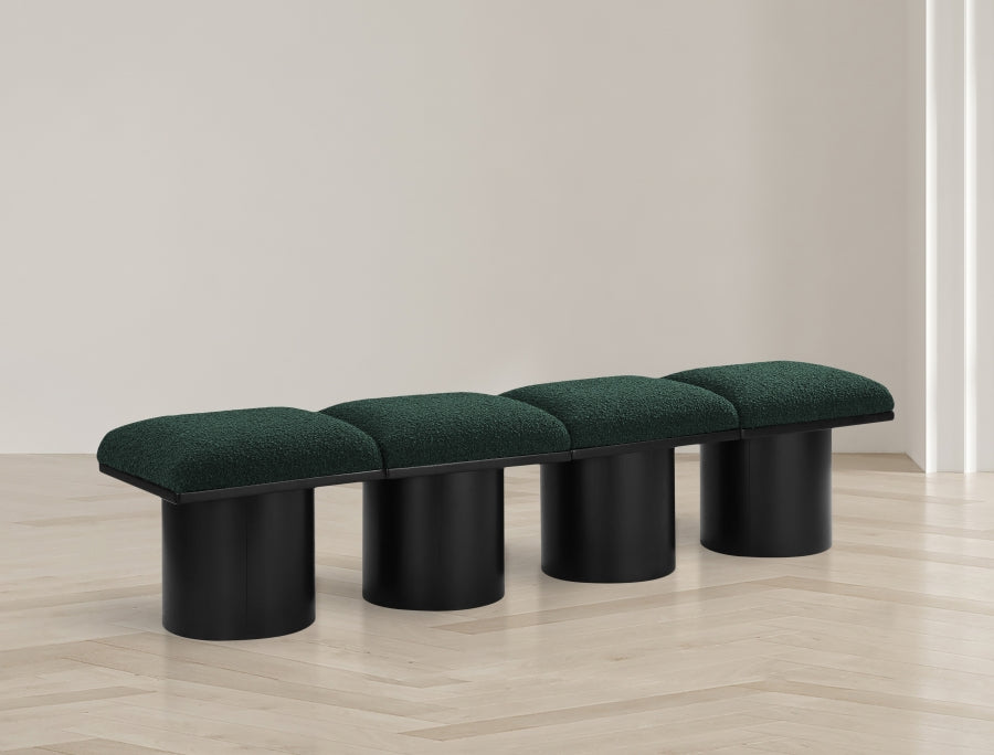 Pavilion Boucle Fabric 4pc. Modular Bench