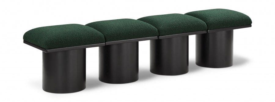 Pavilion Boucle Fabric 4pc. Modular Bench