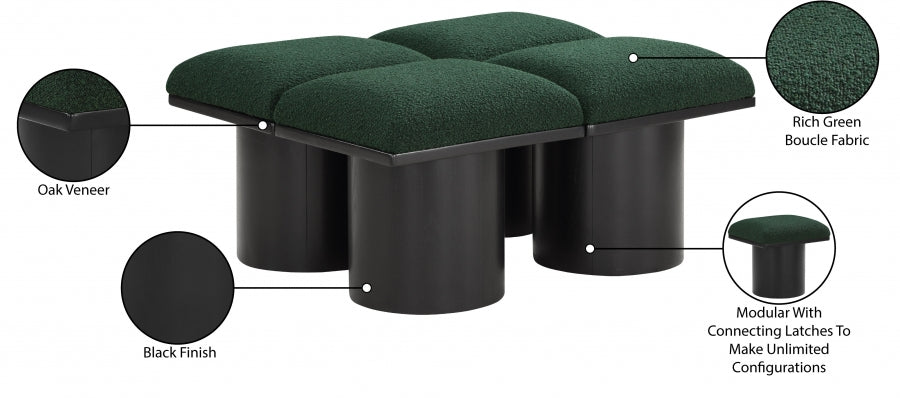 Tissu Boucle Pavillon 4pc. Banc Modulaire