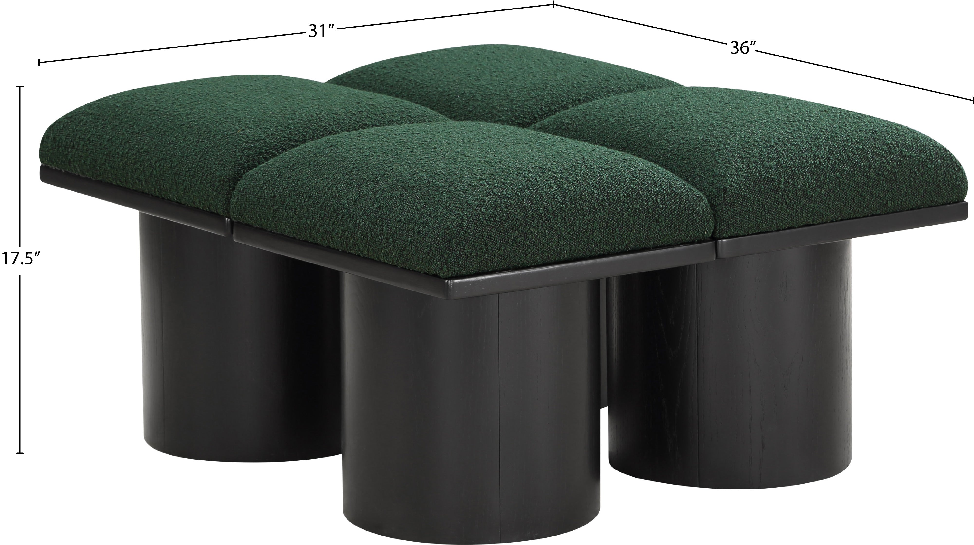 Tissu Boucle Pavillon 4pc. Banc Modulaire