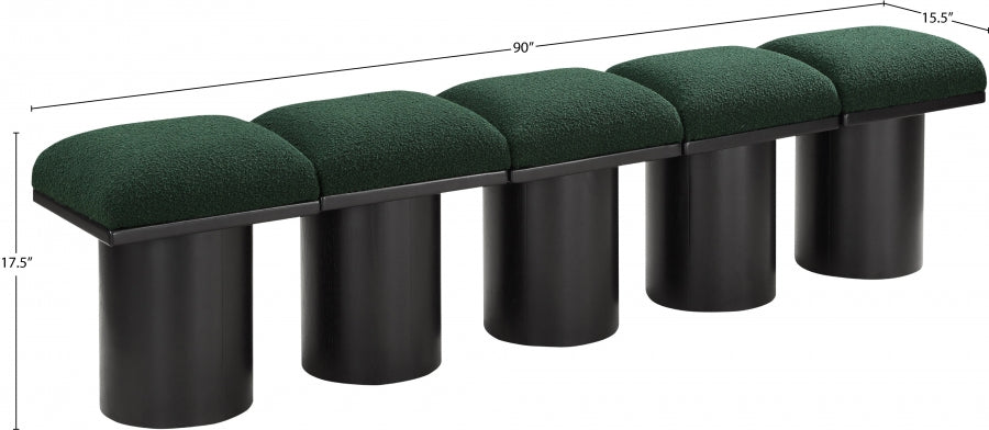 Tissu Boucle Pavillon 5pc. Banc Modulaire