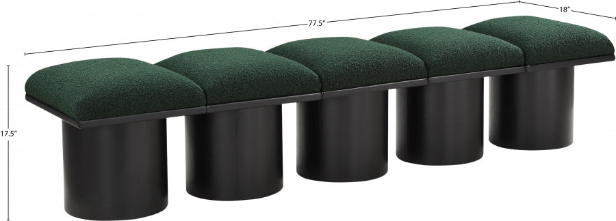Tissu Boucle Pavillon 5pc. Banc Modulaire