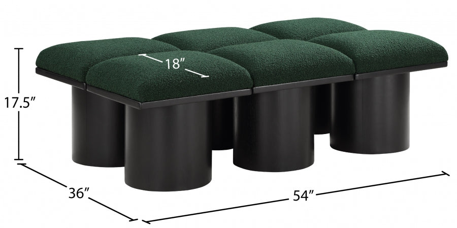 Tissu Boucle Pavillon 6pc. Banc Modulaire