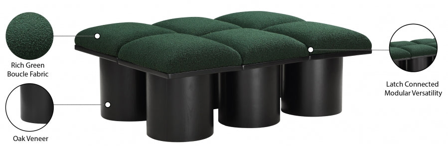 Tissu Boucle Pavillon 6pc. Banc Modulaire