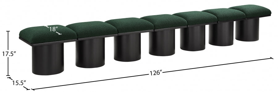 Tissu Boucle Pavillon 7pc. Banc Modulaire