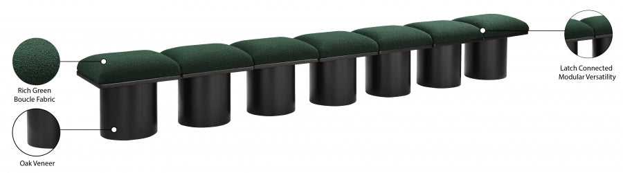 Tissu Boucle Pavillon 7pc. Banc Modulaire