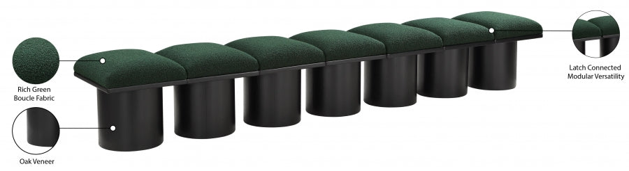 Tissu Boucle Pavillon 7pc. Banc Modulaire