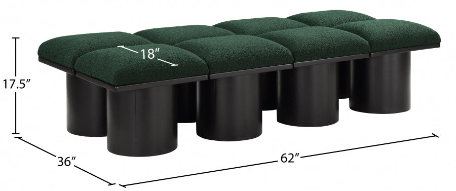 Tissu Boucle Pavillon 8pc. Banc Modulaire