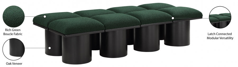 Tissu Boucle Pavillon 8pc. Banc Modulaire