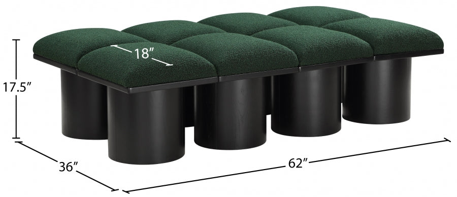 Tissu Boucle Pavillon 8pc. Banc Modulaire