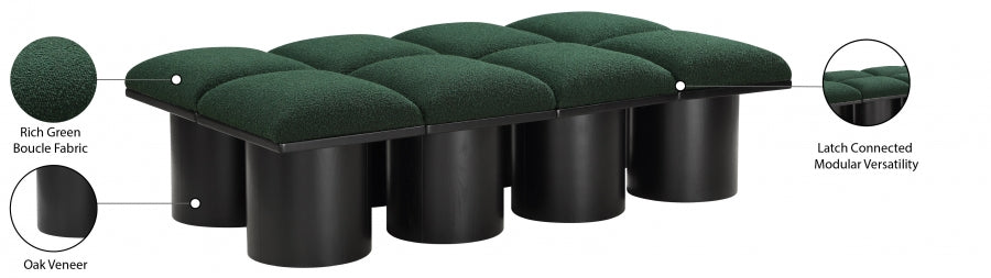 Tissu Boucle Pavillon 8pc. Banc Modulaire