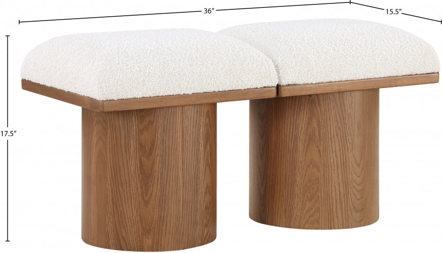 Tissu Boucle Pavillon 2pc. Banc Modulaire