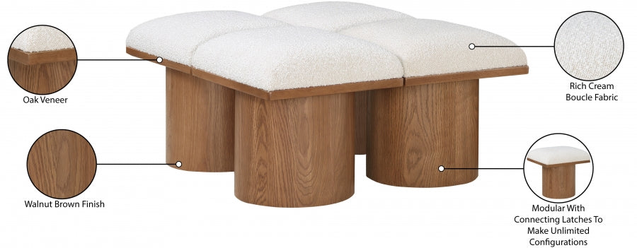 Tissu Boucle Pavillon 4pc. Banc Modulaire