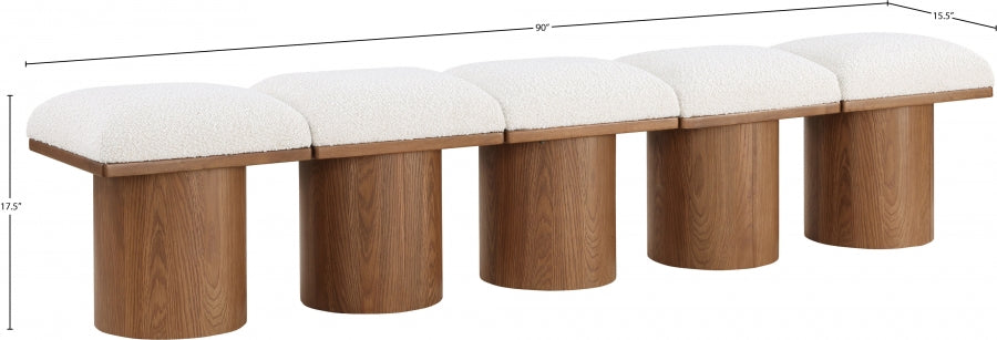 Tissu Boucle Pavillon 5pc. Banc Modulaire