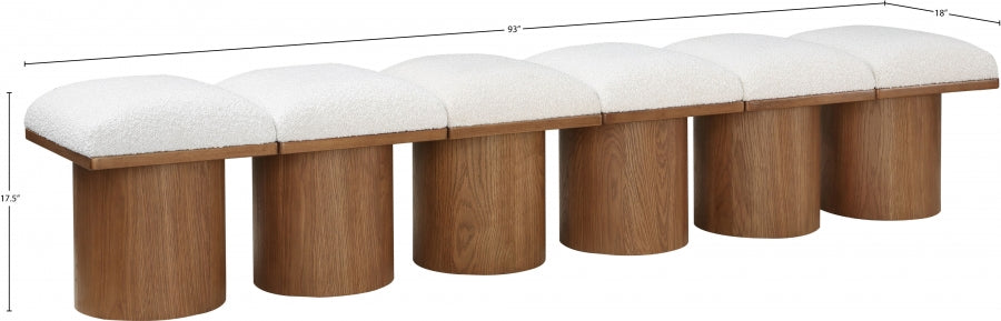 Tissu Boucle Pavillon 6pc. Banc Modulaire