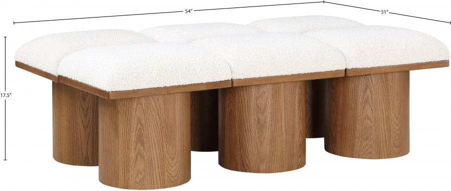 Tissu Boucle Pavillon 6pc. Banc Modulaire