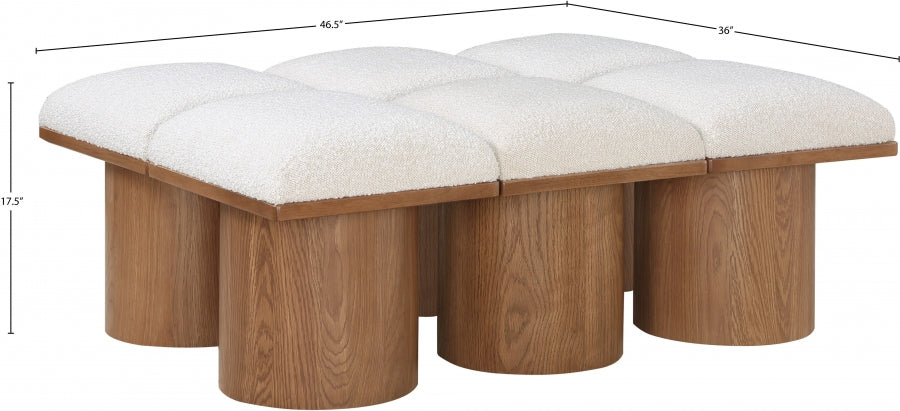 Tissu Boucle Pavillon 6pc. Banc Modulaire