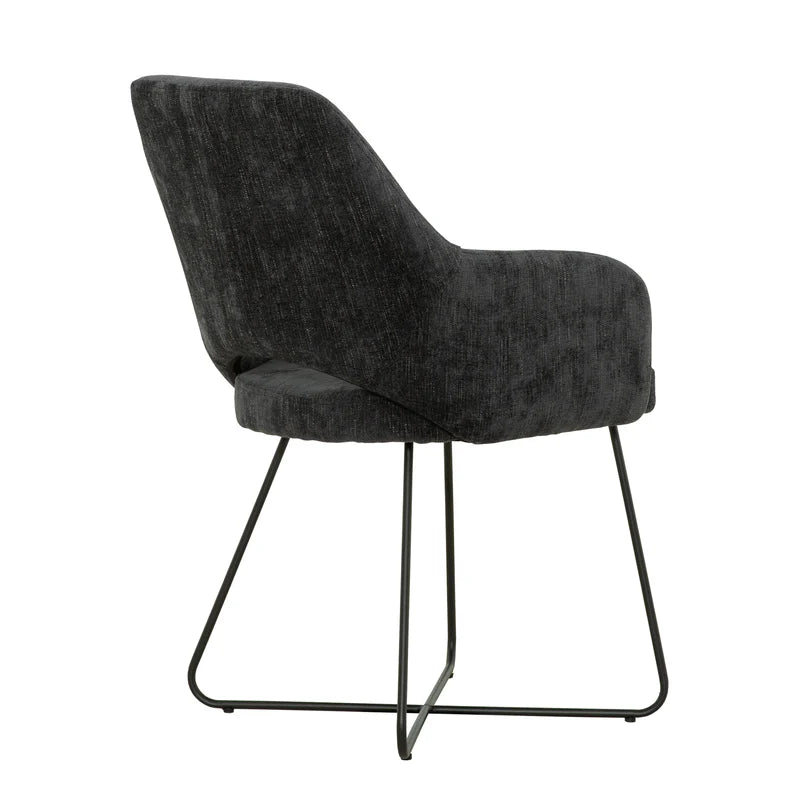 Chaise de salle à manger noire 3398 - Style Moderne
