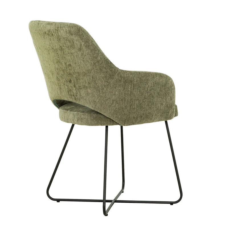Chaise de salle à manger 3398 - Vert Duda