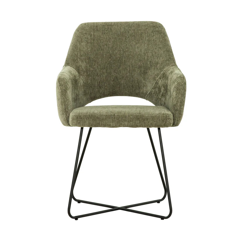 Chaise de salle à manger 3398 - Vert Duda