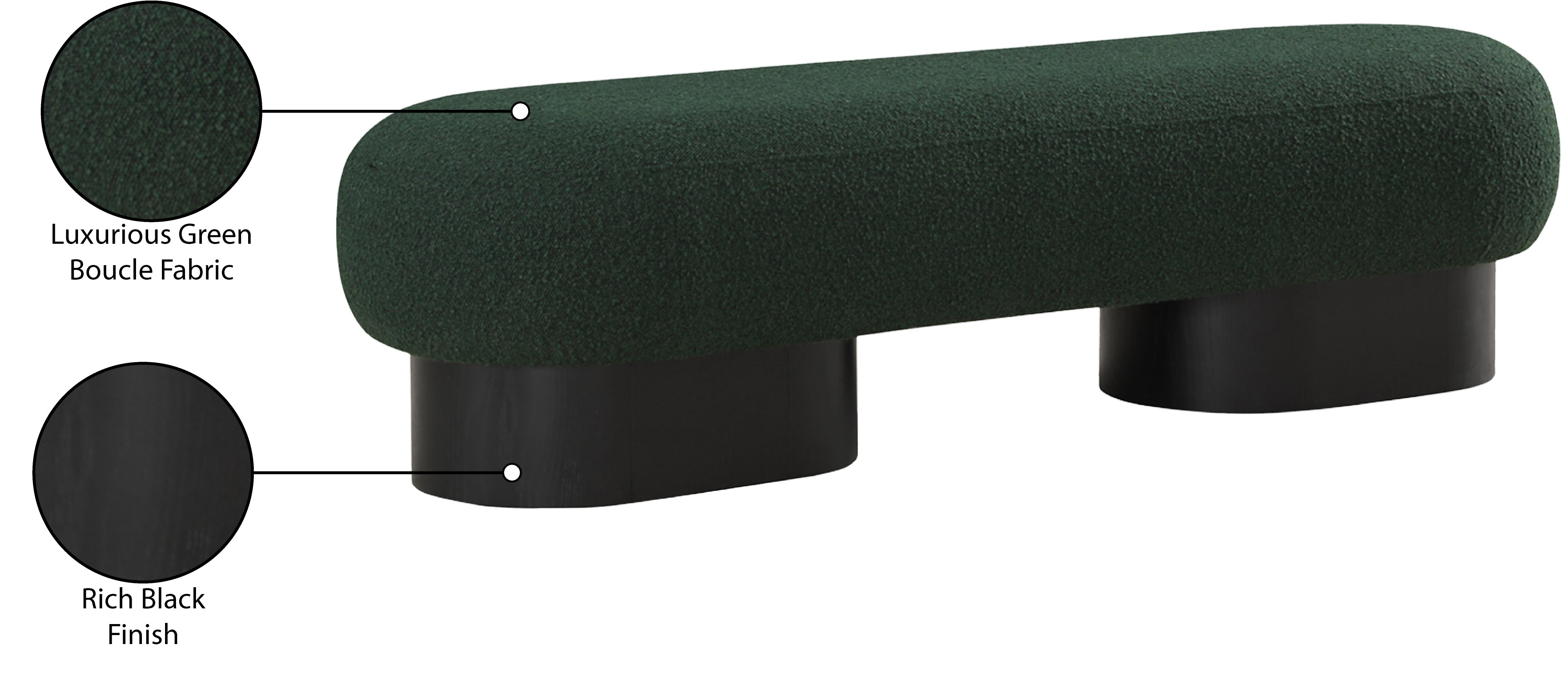 Banc en tissu boucle Robertson