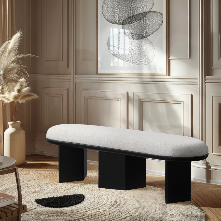 Banc en tissu Wilshire Boucle