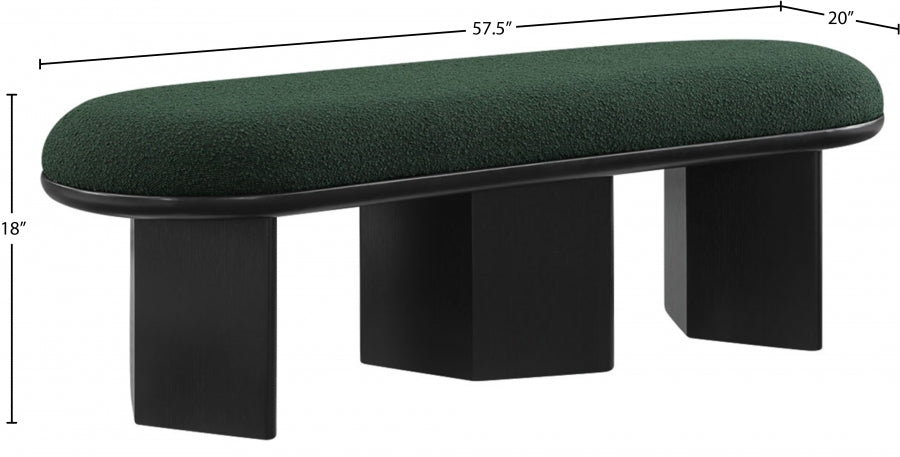 Banc en tissu Wilshire Boucle