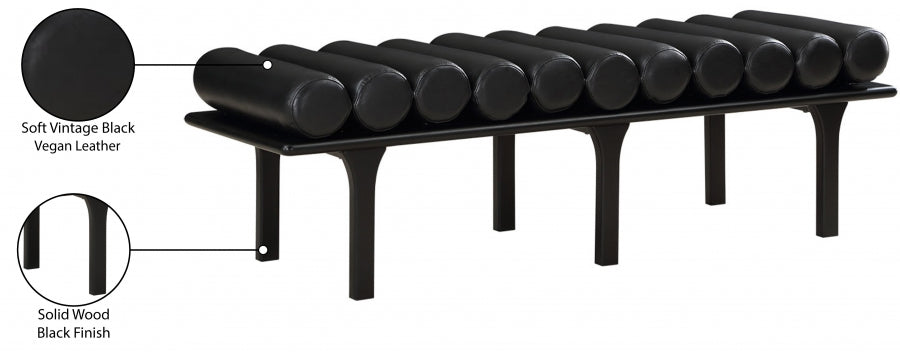 Banc en cuir végétalien Landon