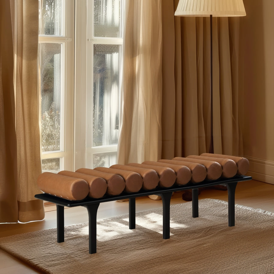 Banc en cuir végétalien Landon