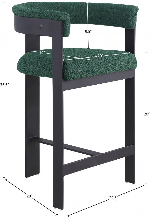 Romeo Boucle Fabric Bar / Counter Stools