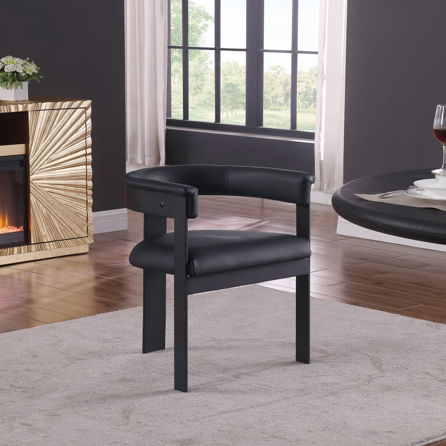 Chaise de salle à manger en cuir végétalien Romeo