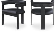 Chaise de salle à manger en cuir végétalien Romeo