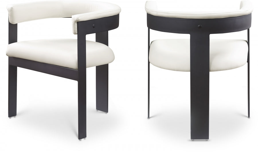 Chaise de salle à manger en cuir végétalien Romeo