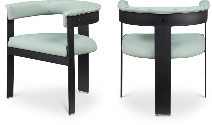 Chaise de salle à manger en cuir végétalien Romeo