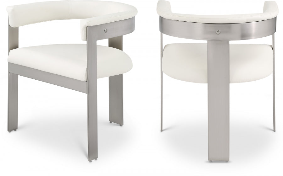 Chaise de salle à manger en cuir végétalien Romeo