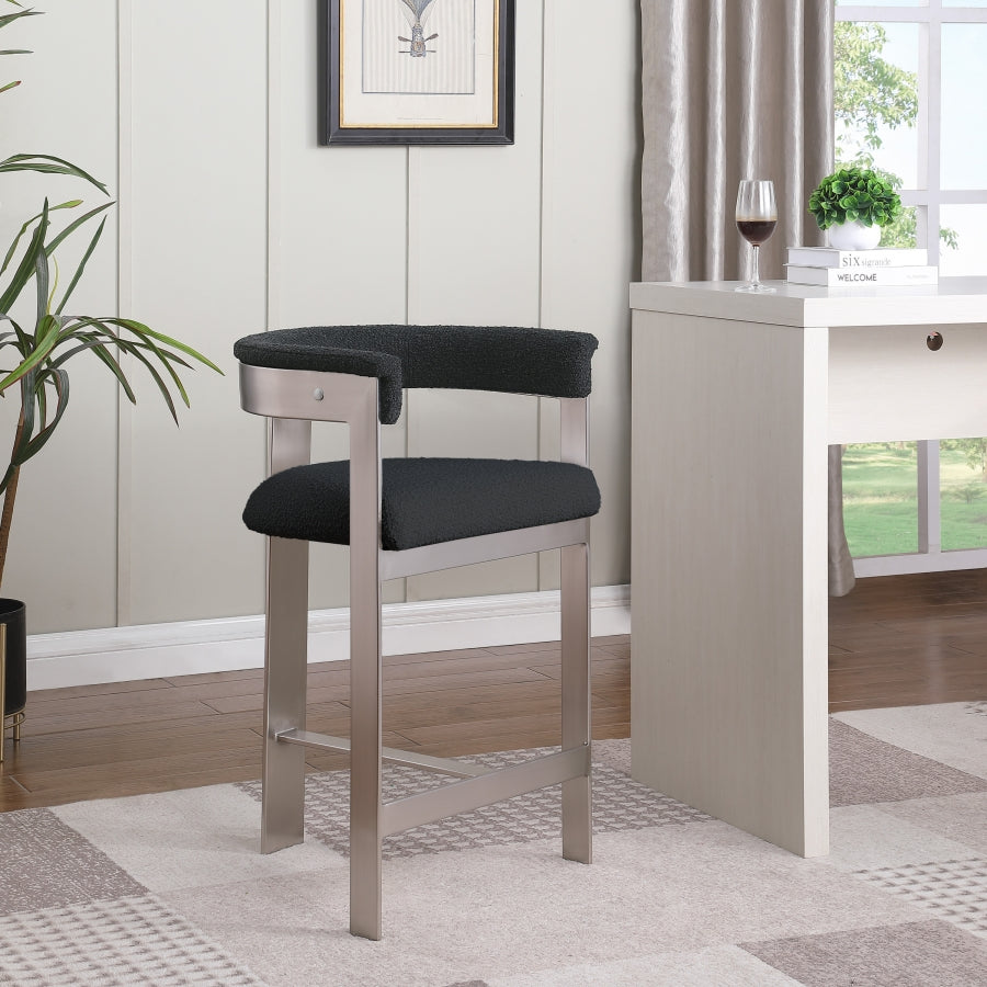 Tabourets de bar/comptoir en tissu Romeo Boucle