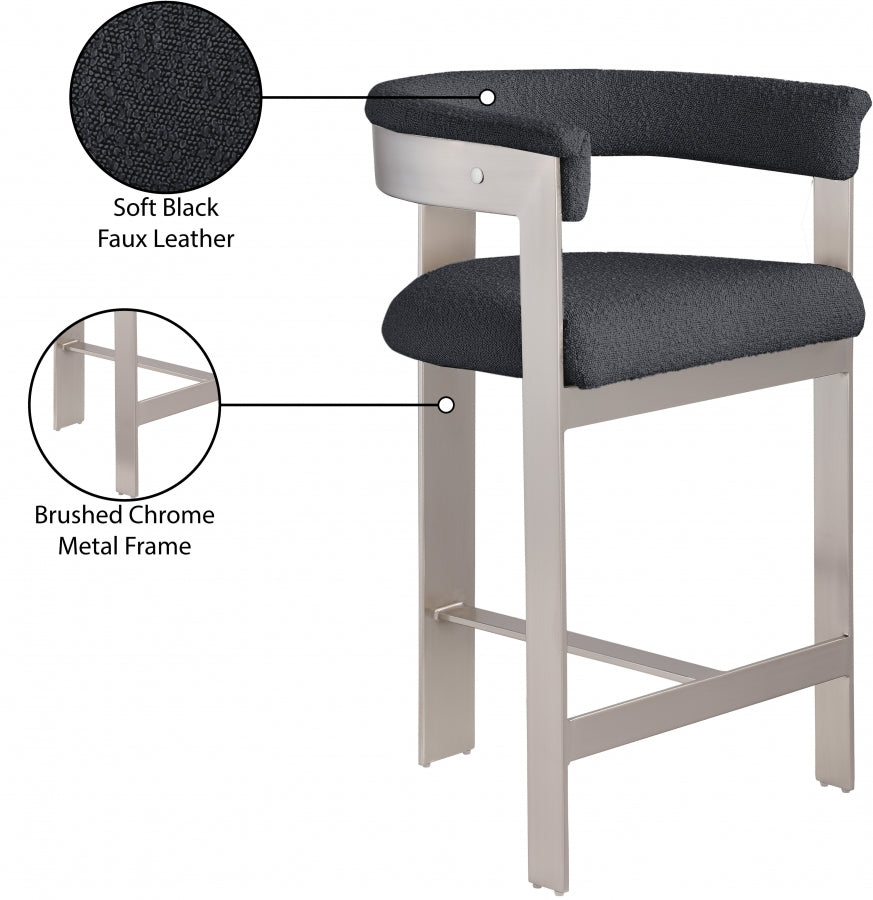 Tabourets de bar/comptoir en tissu Romeo Boucle