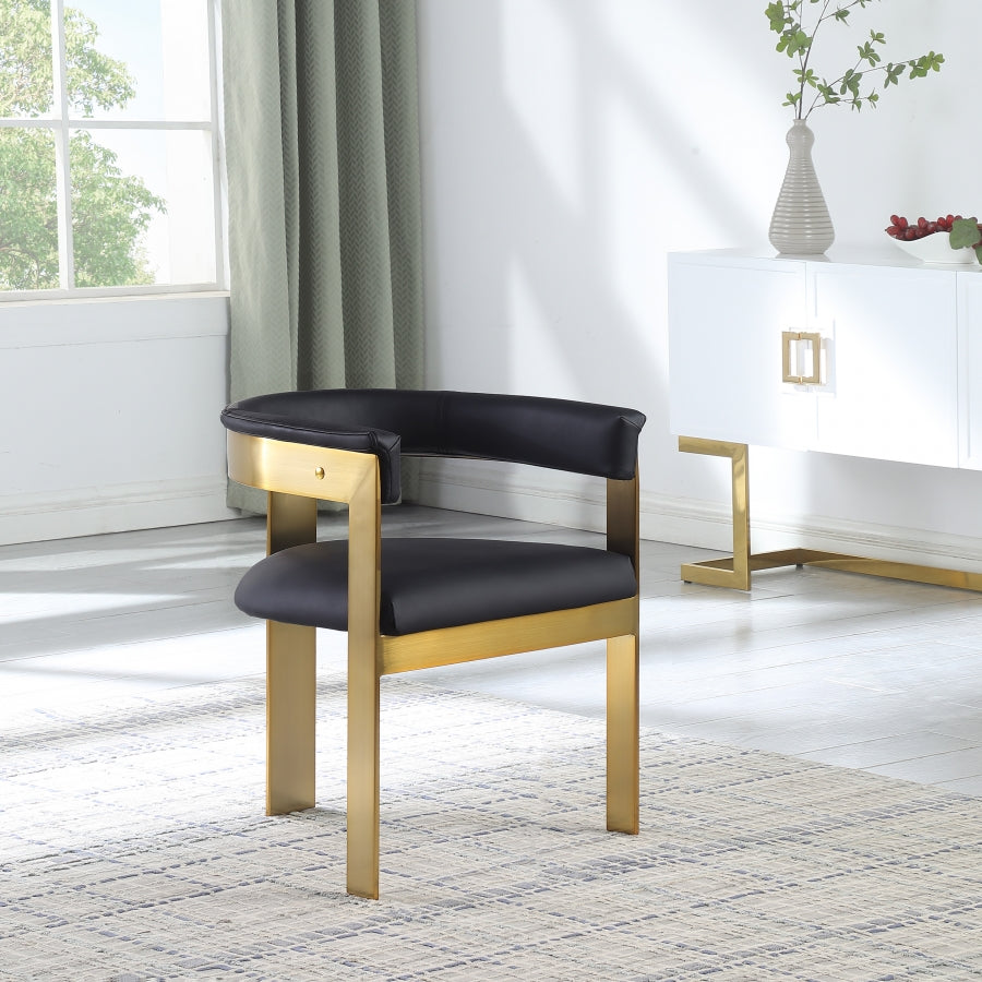 Chaise de salle à manger en cuir végétalien Romeo